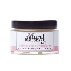 Natural Deodorant Balm, Palmarosa & Mandarin 55G, Aluminium-Free, Plastic-Free,